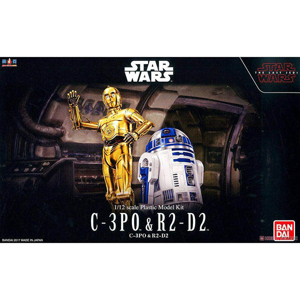 Star Wars Model Kit: 1/12- C-3PO & R2-D2