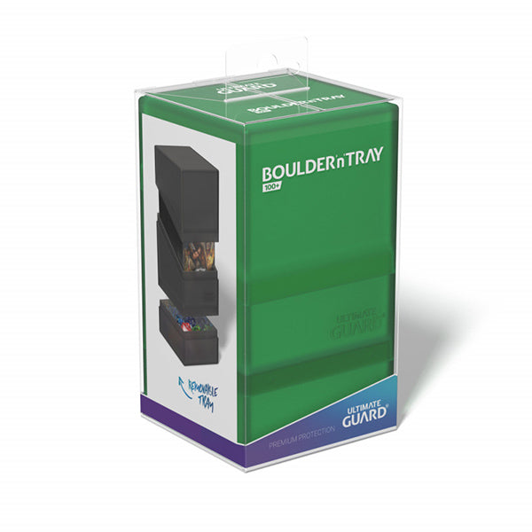 Ultimate Guard Deck Case: Boulder'n'Tray 100+ Standard Size- Emerald