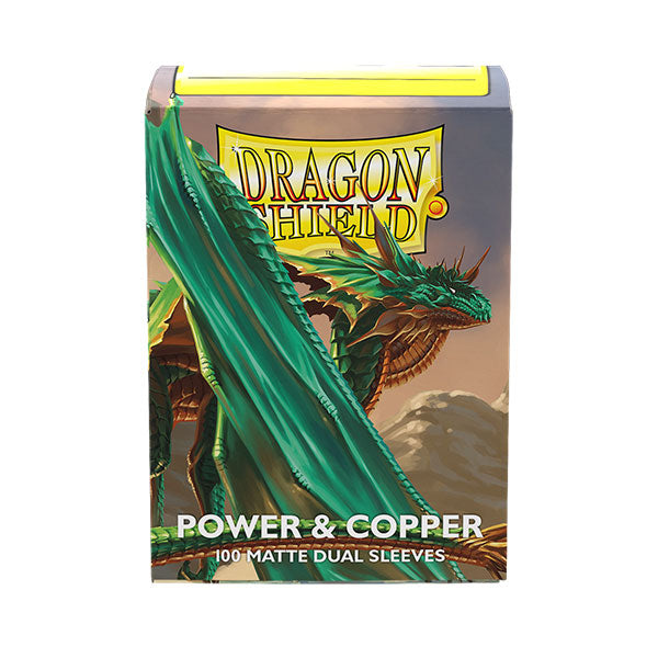 Dragon Shield Sleeves: Standard Matte DUAL- Power & Copper (100 ct.)