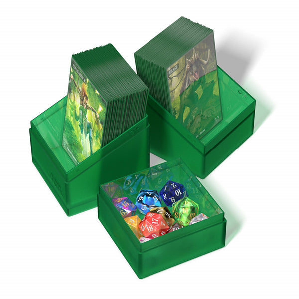 Ultimate Guard Deck Case: Boulder'n'Tray 100+ Standard Size- Emerald