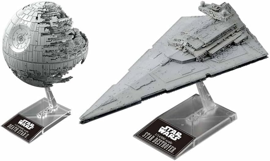 Star Wars Model Kit: - 1/2,700,000 Death Star II & 1/14,500 Star Destroyer