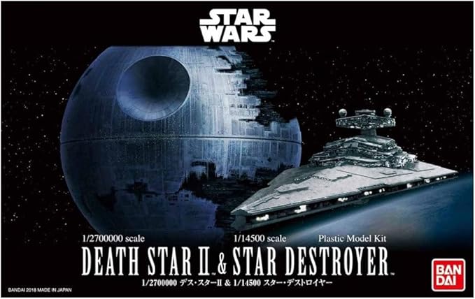 Star Wars Model Kit: - 1/2,700,000 Death Star II & 1/14,500 Star Destroyer