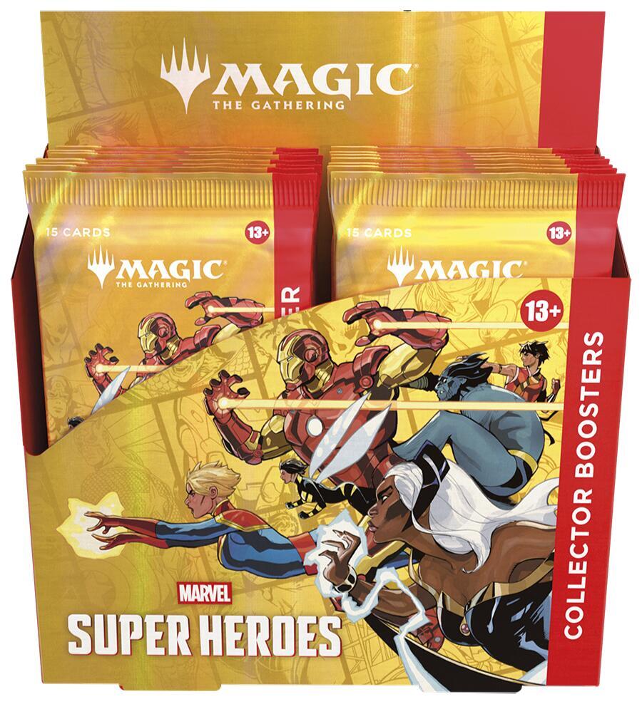 MTG: Universes Beyond- Marvel Super Heroes Collector's Booster Display (12 Packs)