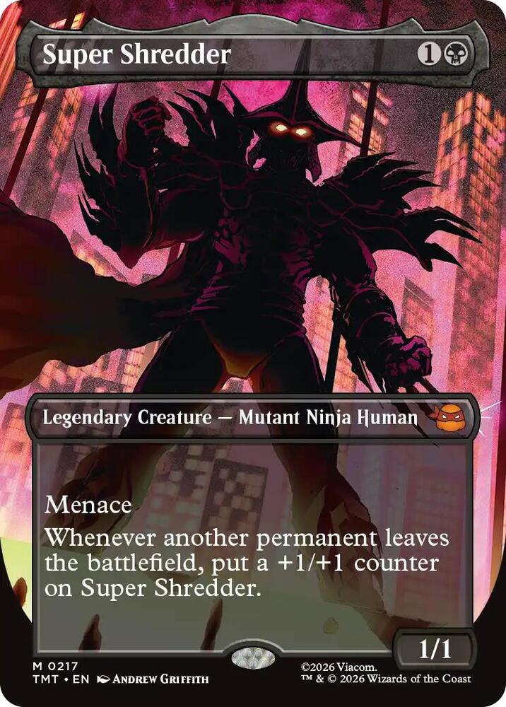 MTG Single: Super Shredder (Borderless) (Near Mint)