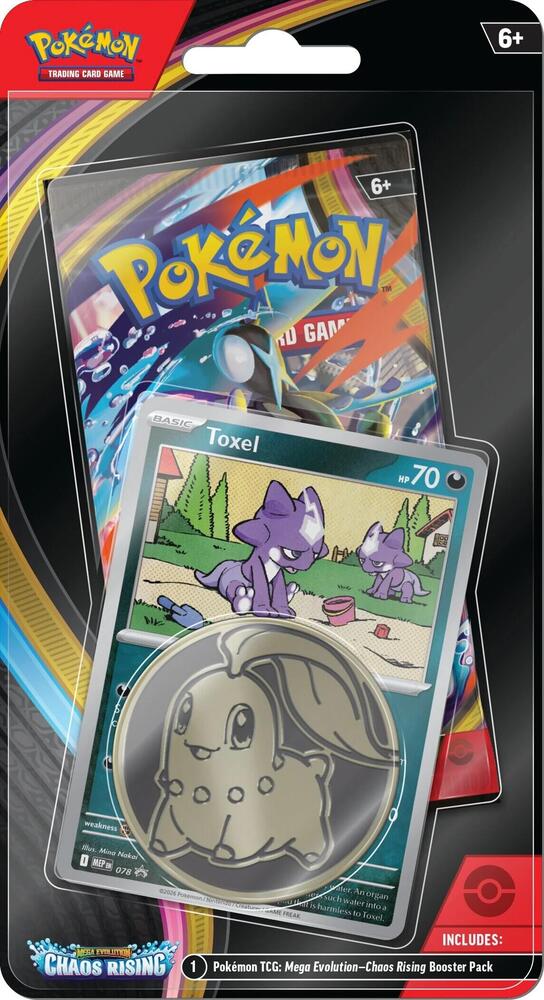 Pokemon TCG: Mega Evolution 04 Chaos Rising- Checklane Blister
