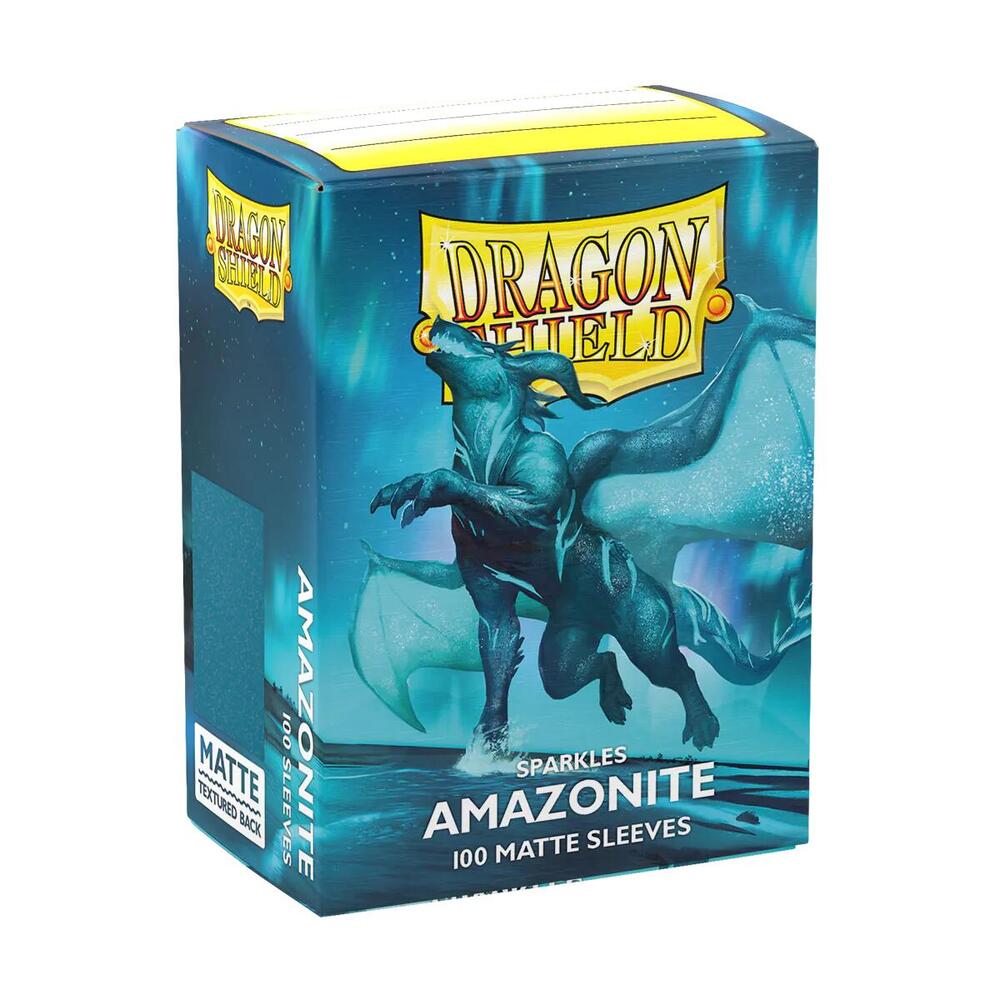 Dragon Shield Sleeves: Standard MATTE Sparkles - Amazonite (100ct)