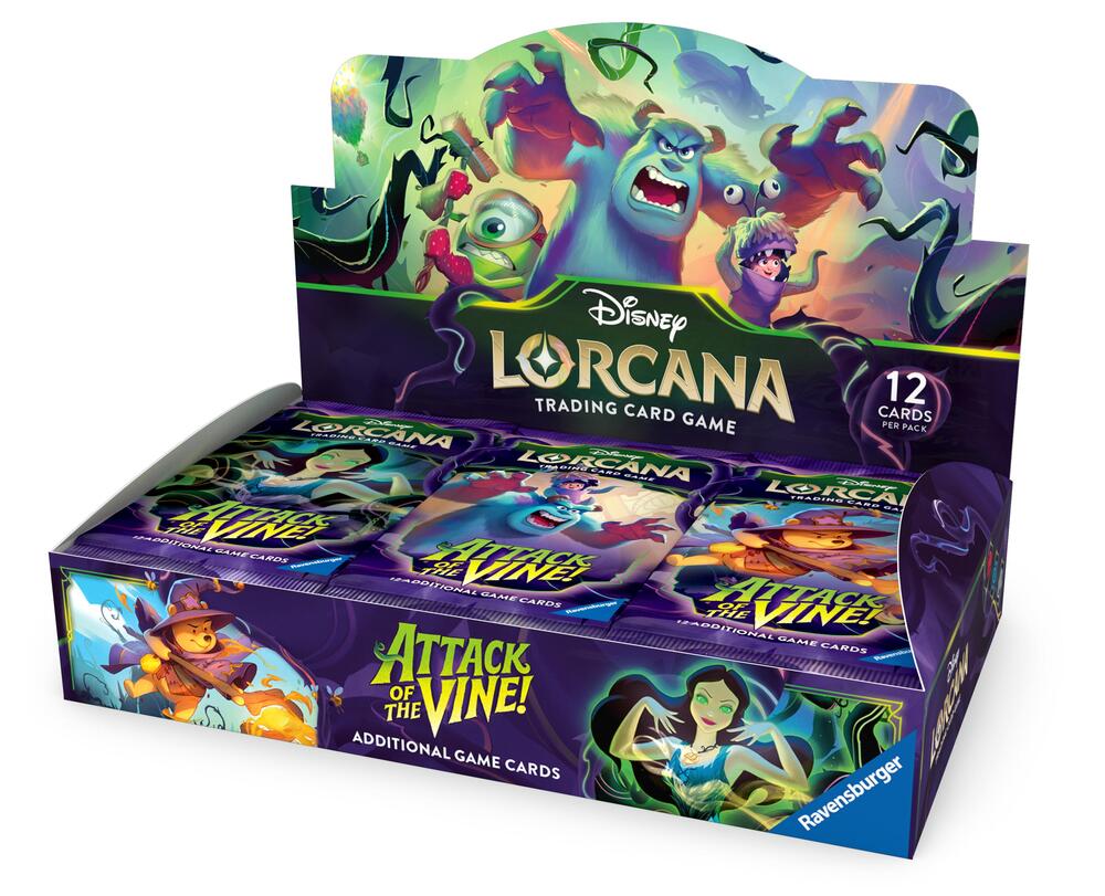 PRE-SALE Disney Lorcana: Attack of the Vine!- Booster Box (24 Packs)