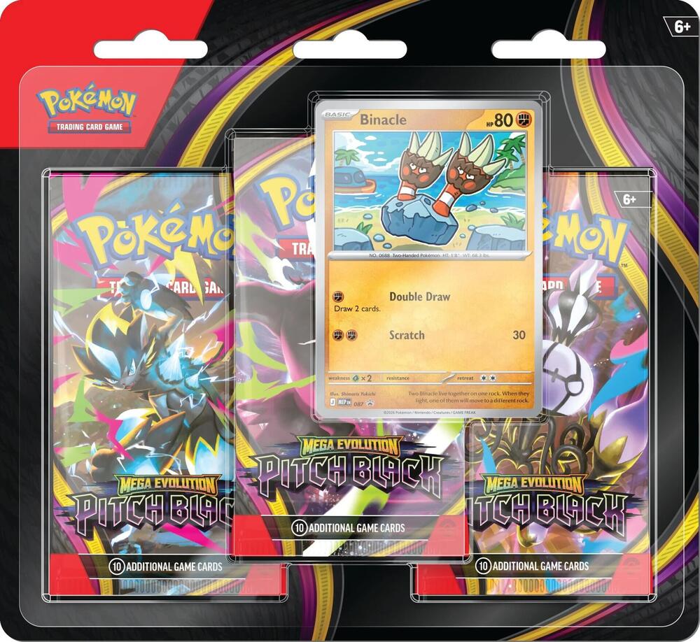Pokemon TCG: Pitch Black 3-Pack Blister