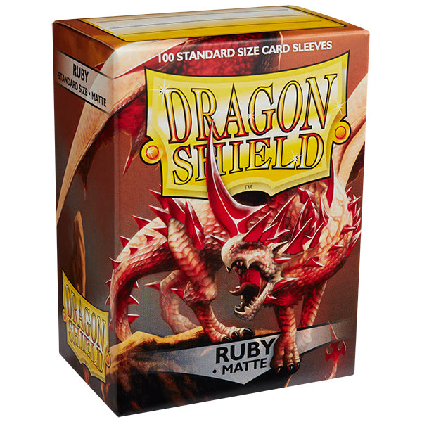 Dragon Shield Sleeves: Standard MATTE - Ruby (100ct)
