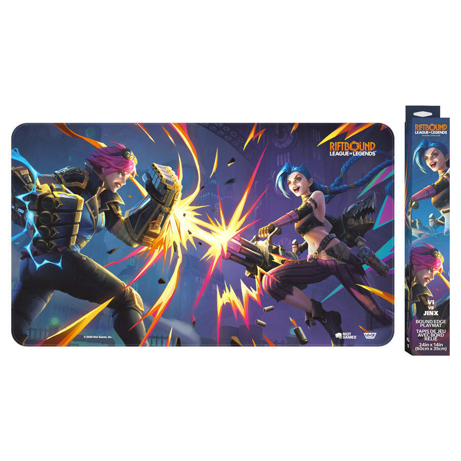 Playmat: Riftbound- Vendetta- Vi vs Jinx