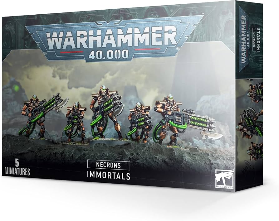 Warhammer 40k, Necrons: Immortals 5 Citadel Miniatures/Figurines