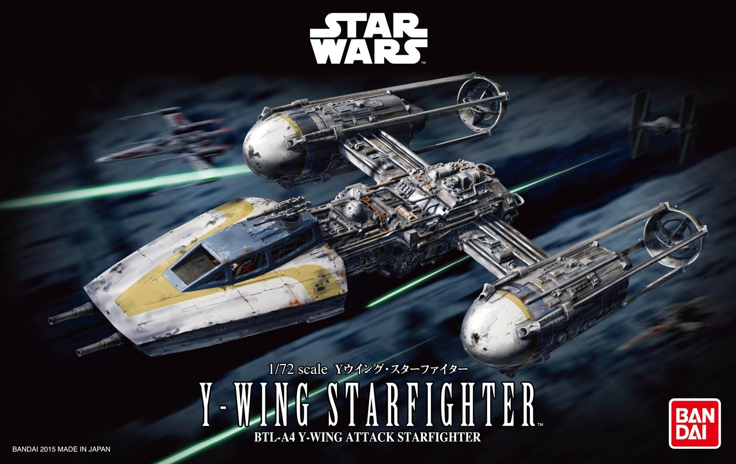 Star Wars Model Kit: 1/72 Plastic Model- Y-Wing Starfighter