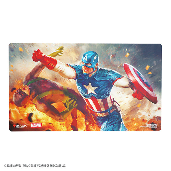 Magic: The Gathering - MARVEL Super Heroes Playmat - Captain America, Super Soldier
