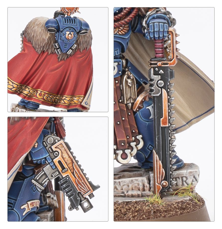 Warhammer 40k: Squad Space Marines Captain Titus and The Wardens of Ultramar