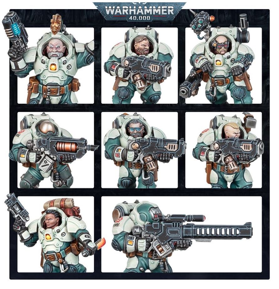 Warhammer 40k, Leagues of Votann: Hearthkyn Warriors 10 Citadel Miniatures/Figurines