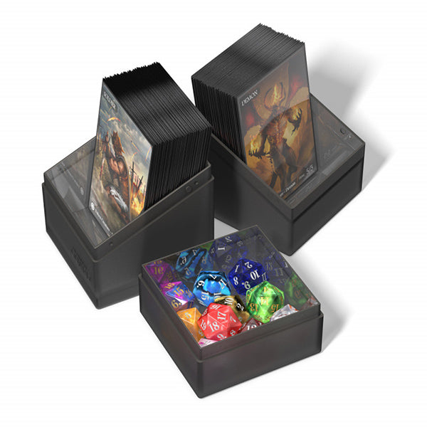 Ultimate Guard Deck Case: Boulder'n'Tray 100+ Standard Size- Onyx
