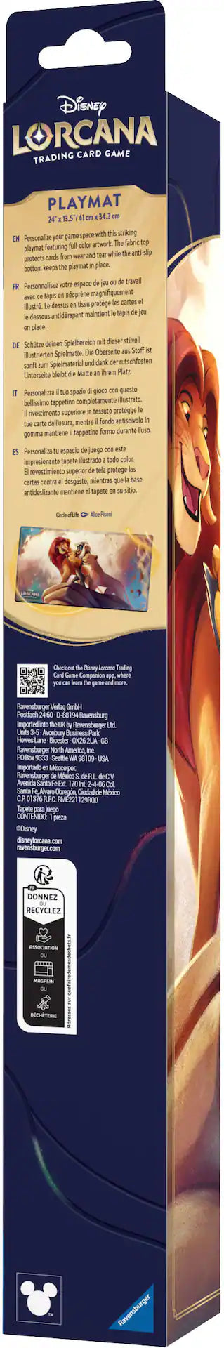 Playmat: Disney Lorcana- Set 13- Attack on the Vine - Circle of Life.