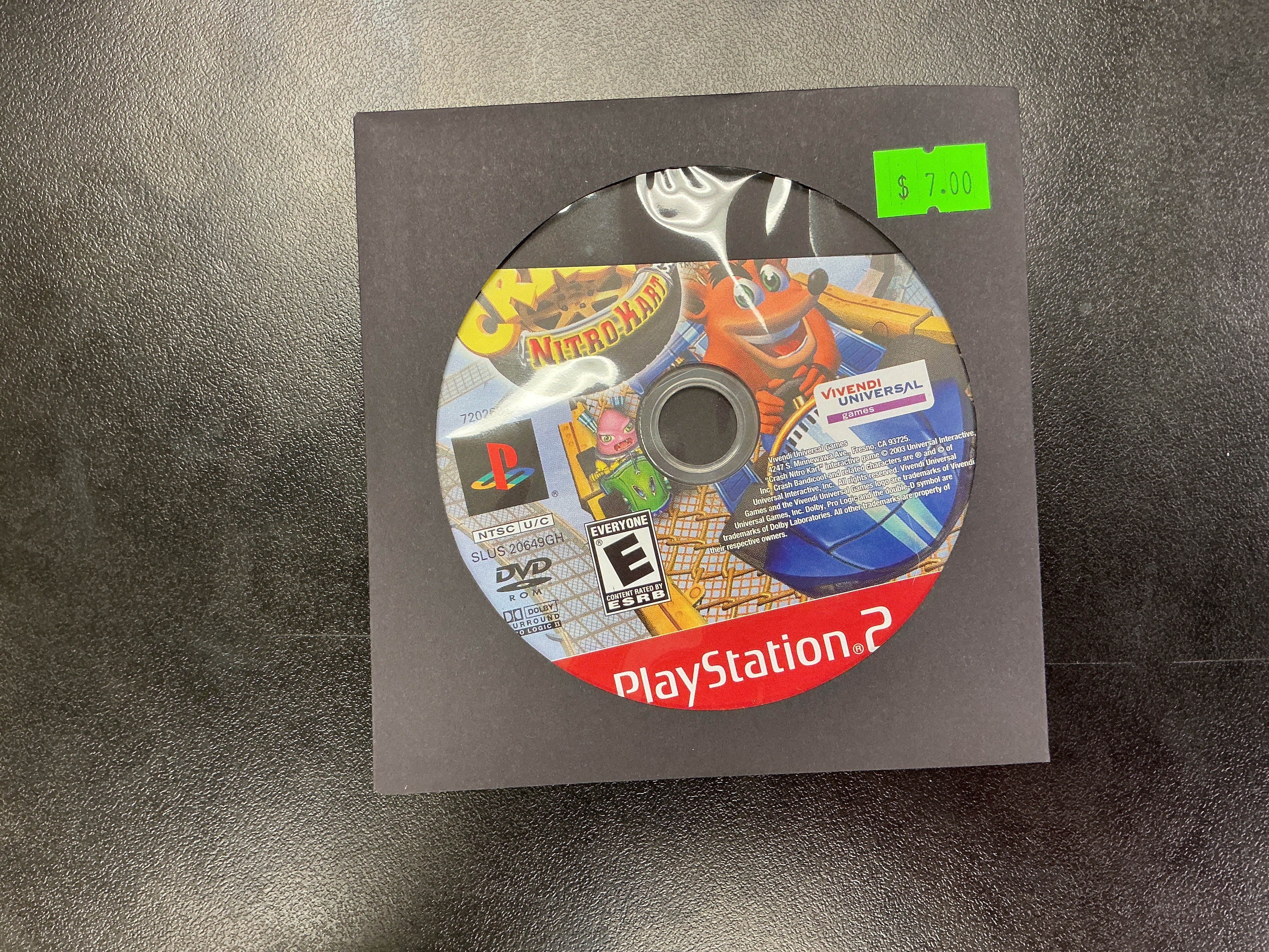 PlayStation 2 - Crash Nitro Kart - USED