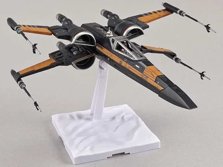 Star Wars Model Kit: 1/72 Plastic Model - Poe's X-Wing Fighter