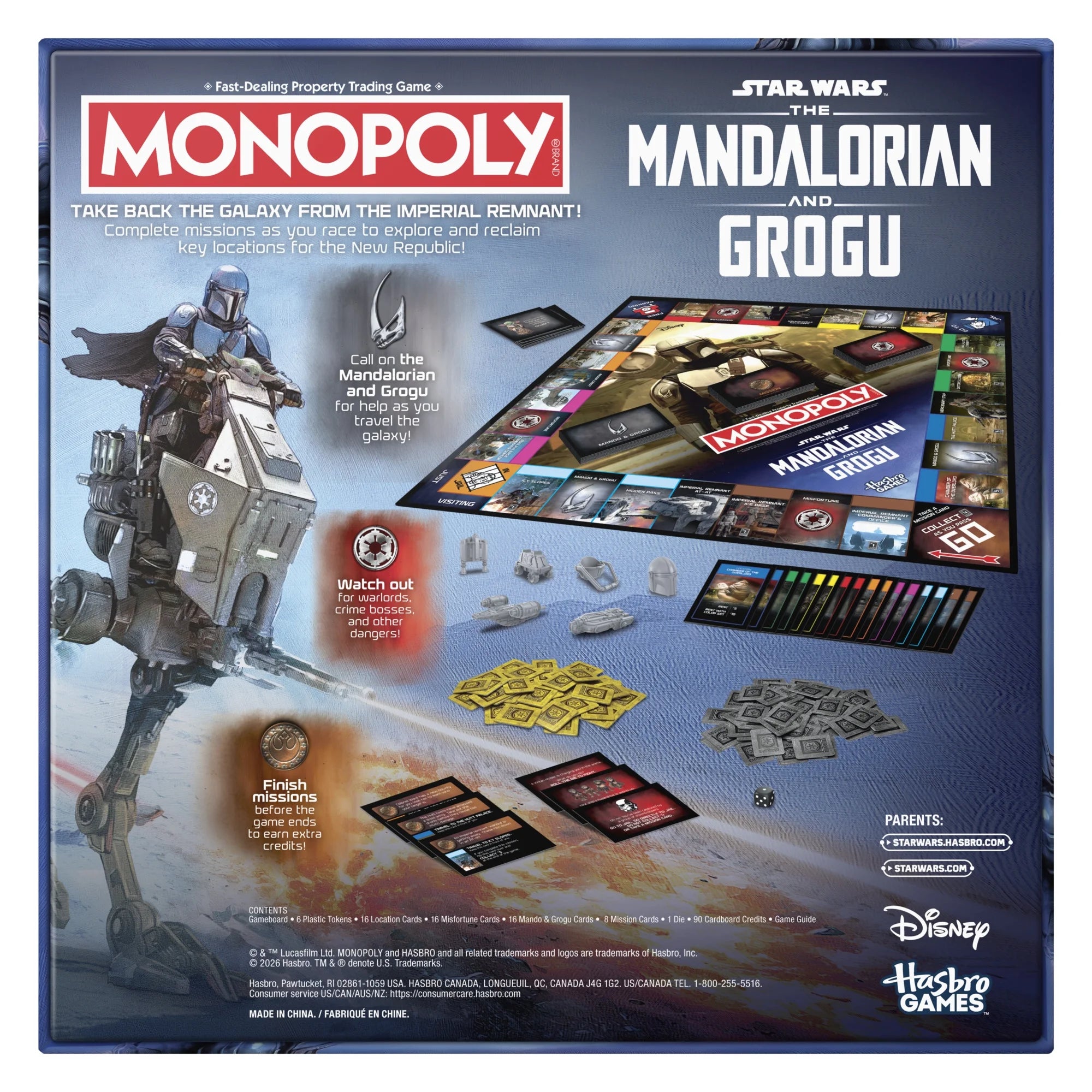 Monopoly Mandalorian and Grogu