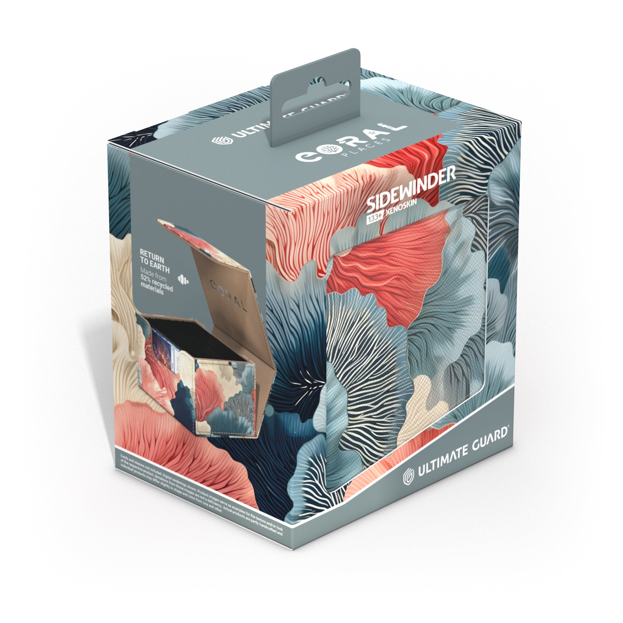 Ultimate Guard Deck Case: Sidewinder 133+ Standard Coral Places- Reef Flowers (2025 Exclusive)