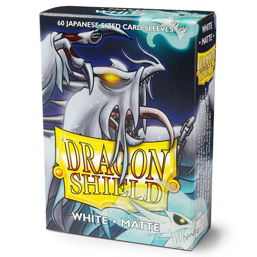 Dragon Shield: Matte 60ct Japanese Sleeves - White