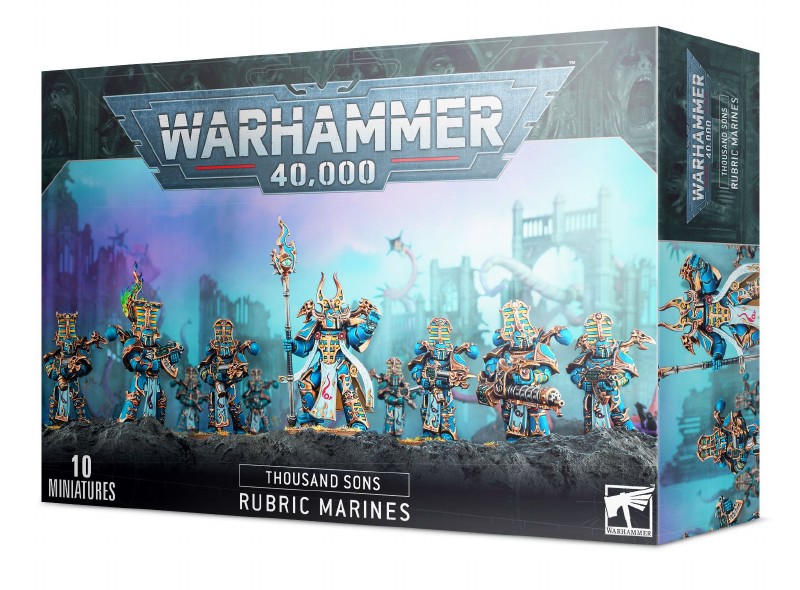 Warhammer 40k, Thousand Sons: Rubric Marines 10 Citadel Miniatures/Figurines