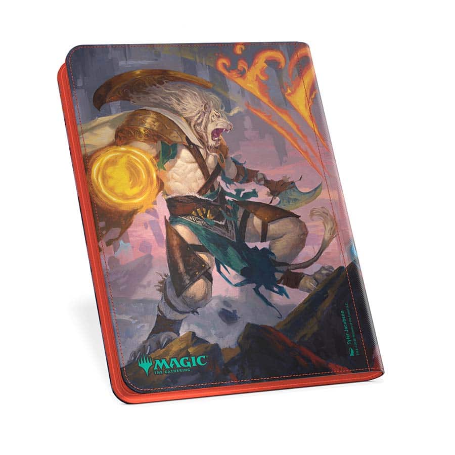 ULTIMATE GUARD: MAGIC THE GATHERING: REALITY FRACTURE (FRA): ZIPFOLIO 360 XENOSKIN (9-POCKET BINDER): AJANI RESOLUTE AND AJANI UNRELENTING