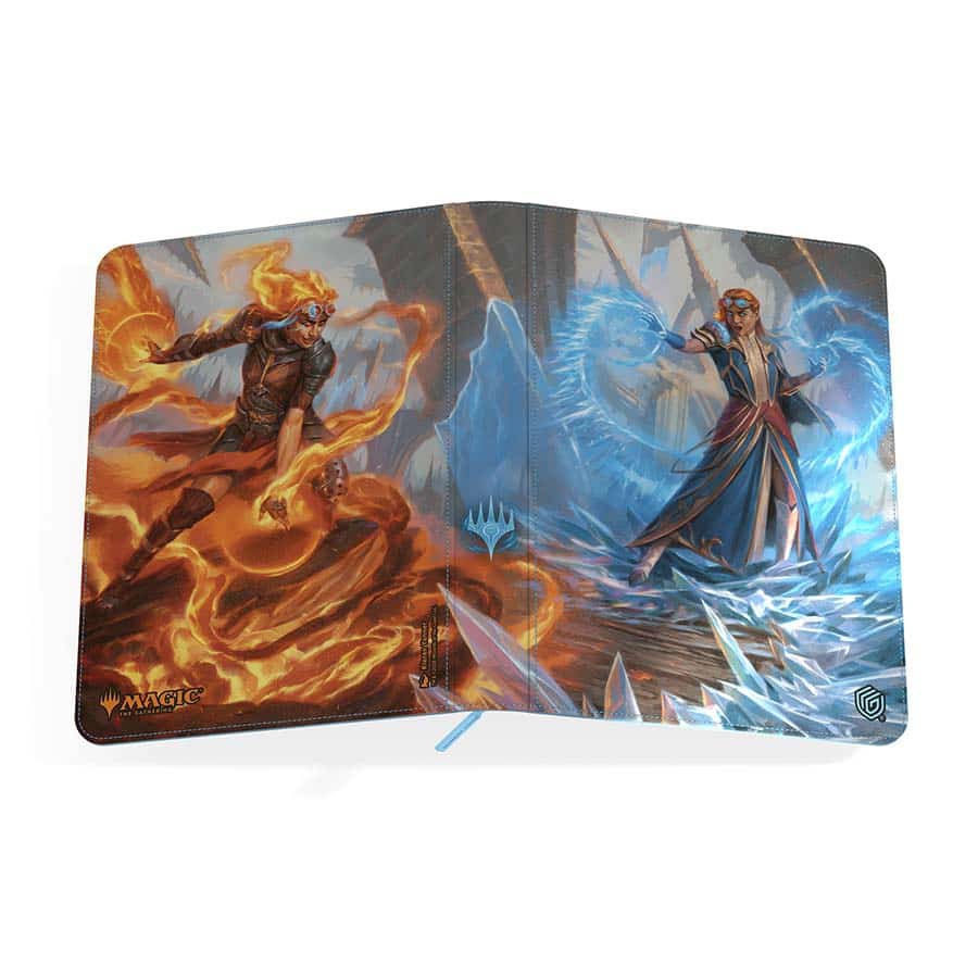 ULTIMATE GUARD: MAGIC THE GATHERING: REALITY FRACTURE (FRA): ZIPFOLIO 360 XENOSKIN (9-POCKET BINDER): CHANDRA TORCH OF DEFIANCE AND CHANDRA CHILL OF COMPLIANCE