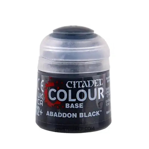 Citadel COLOUR: BASE: ABADDON BLACK (12ML)