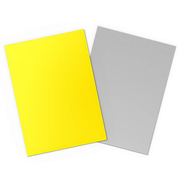 Dragon Shield Sleeves: Standard DUAL MATTE - Yellow & Silver (100ct)