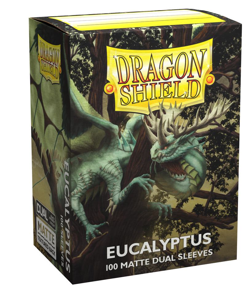Dragon Shield Dual Matte Eucalyptus (100ct) - Standard Size