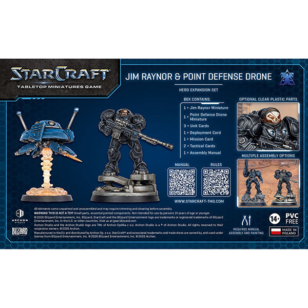 StarCraft TMG: Terran- Jim Raynor (Raynor's Raiders), Hero Expansion Set