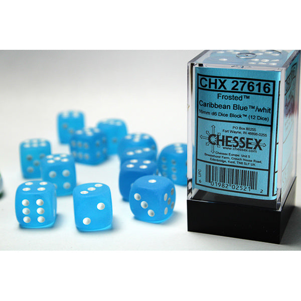 Chessex: 16mm 12d6 Frosted Dice