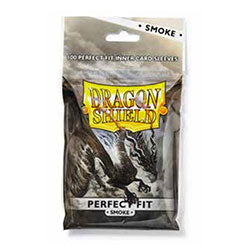 Dragon Shield: Perfect Fit 100 Inner Sleeves SMOKE