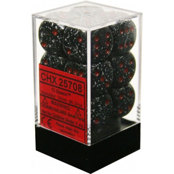 Chessex: 16mm 12d6 Speckled Dice