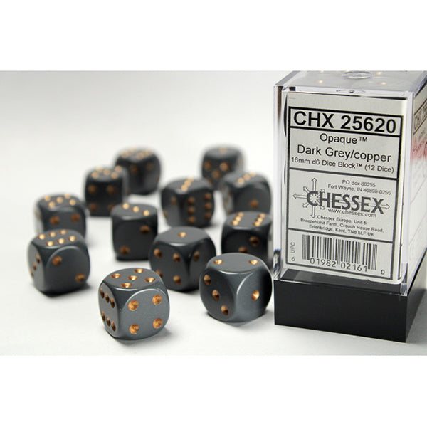 Chessex: 16mm 12d6 Translucent Opaque