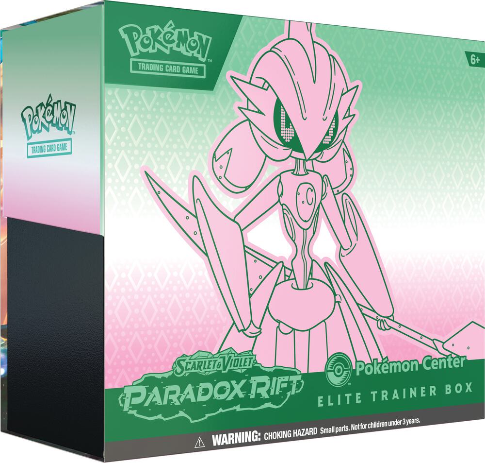 Pokemon TCG: Scarlet & Violet Paradox Rift - Iron Valiant - Pokemon Center Elite Trainer Box