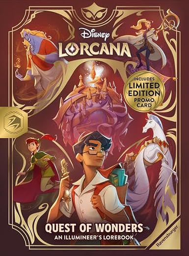 Disney Lorcana: Illumineer's Lorebook- Quest of Wonders