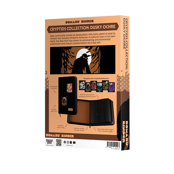 Binder: 9-Pocket DOMARU Cryptids Collection- Dusty Ochre