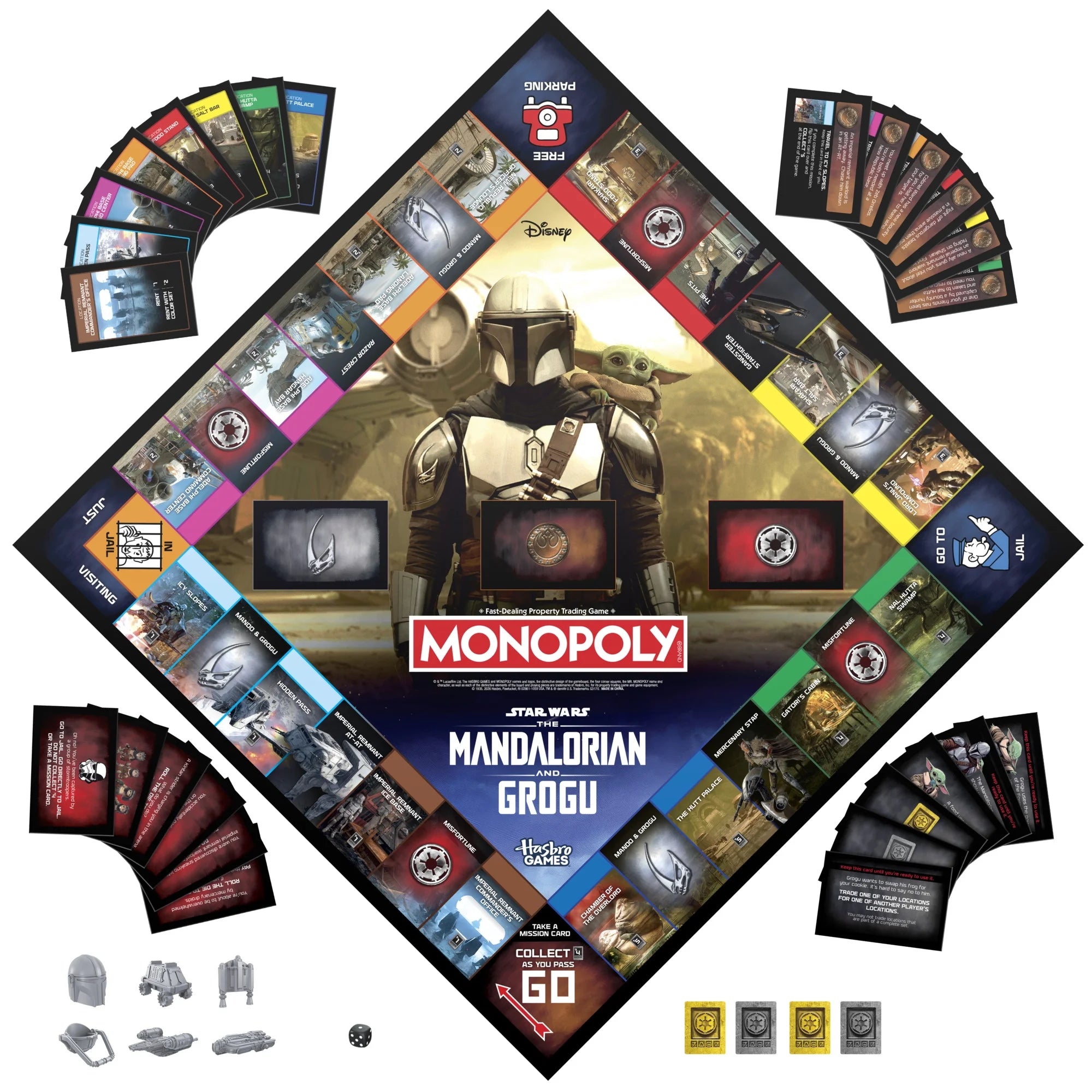 Monopoly Mandalorian and Grogu