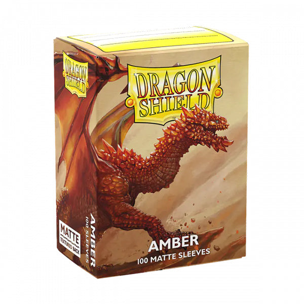Dragon Shield Sleeves: Standard MATTE - Amber (100ct)