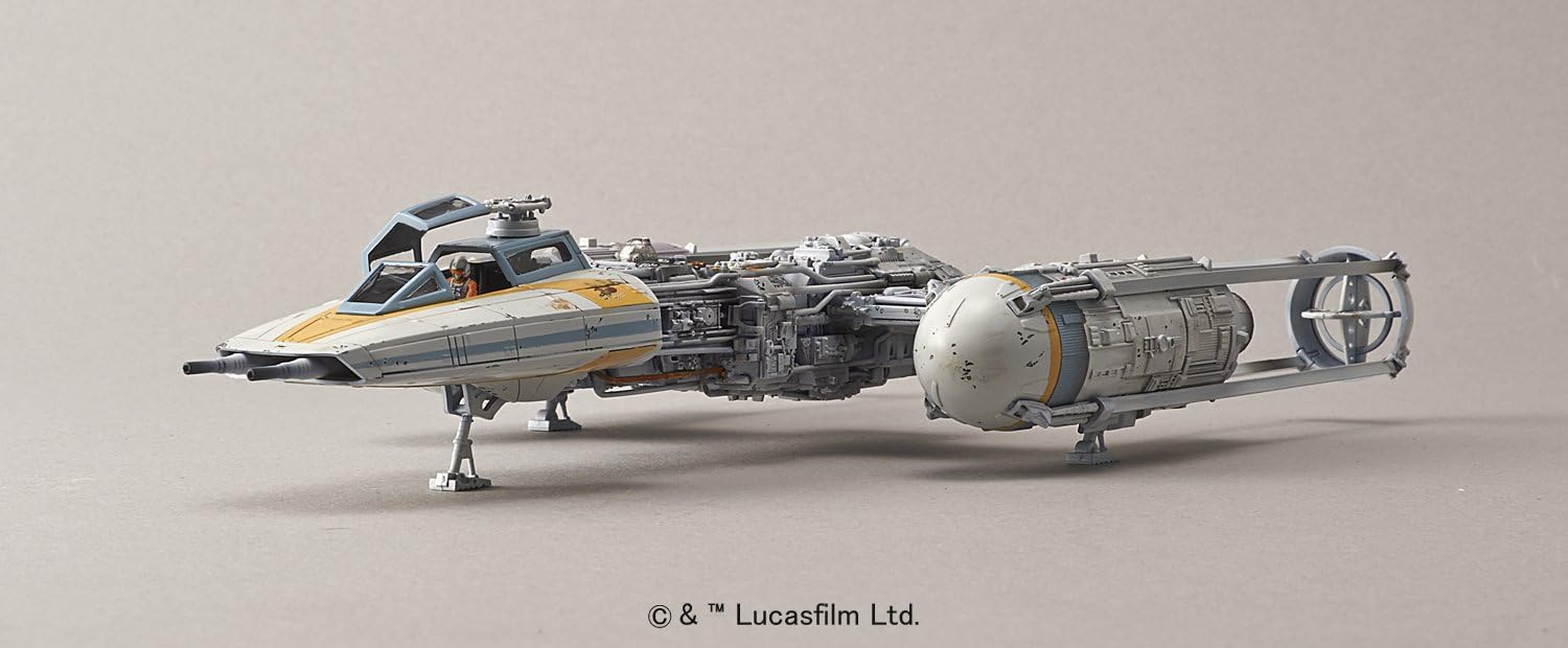 Star Wars Model Kit: 1/72 Plastic Model- Y-Wing Starfighter