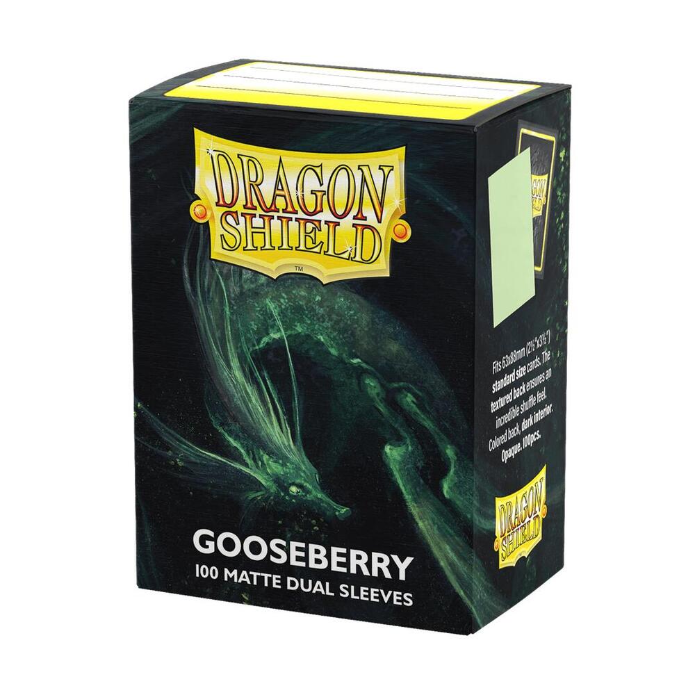 Dragon Shield Sleeves: Standard DUAL- Gooseberry (100 ct.)