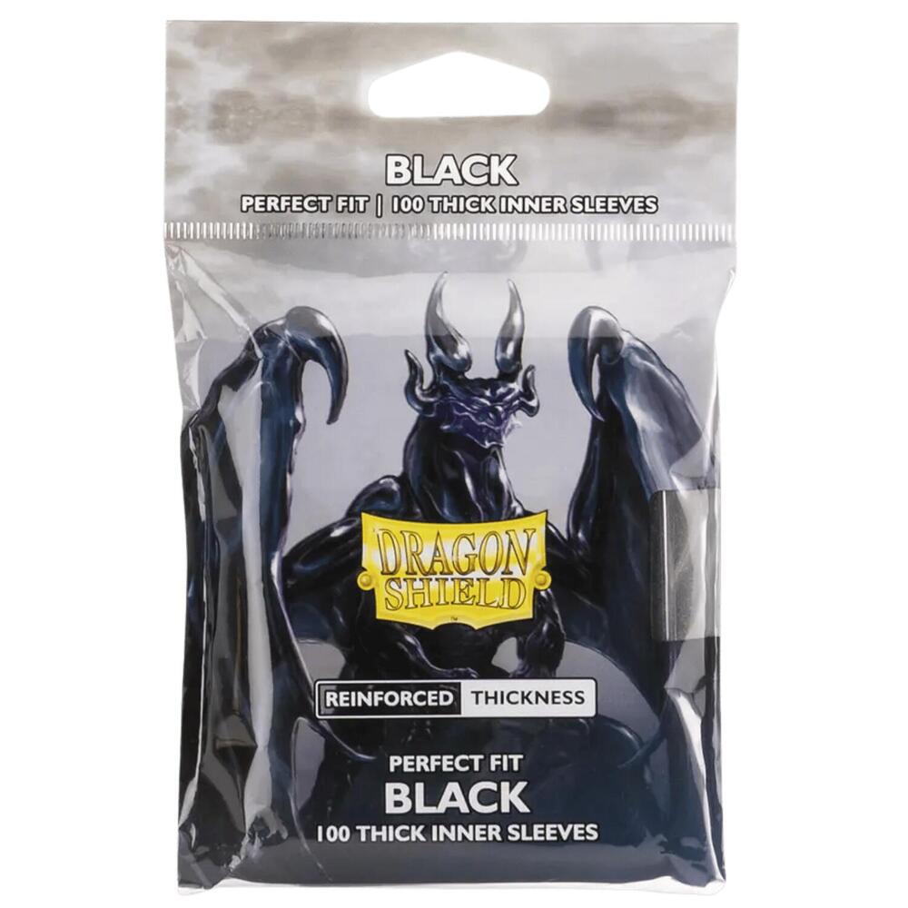 Dragon Shield Thick Black Inner Sleeves (100ct)