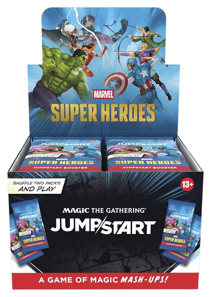 MTG: Universes Beyond- Marvel Super Heroes - Jumpstart Booster Display - Marvel Super Heroes (MSH)
