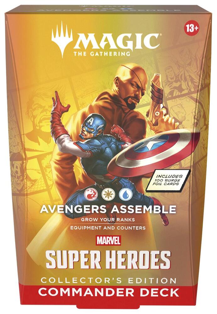 Marvel Super Heroes Commander Deck Case (Collector's Edition) - Commander: Marvel Super Heroes (MSC)