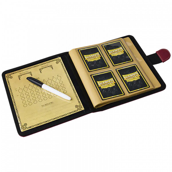 Dragon Shield Binder: Spell Codex Portfolio 160- Blood Red