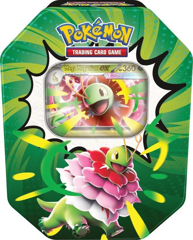 Pokémon TCG: Mega Evolution – Ascended Heroes Tin - Mega Meganium EX