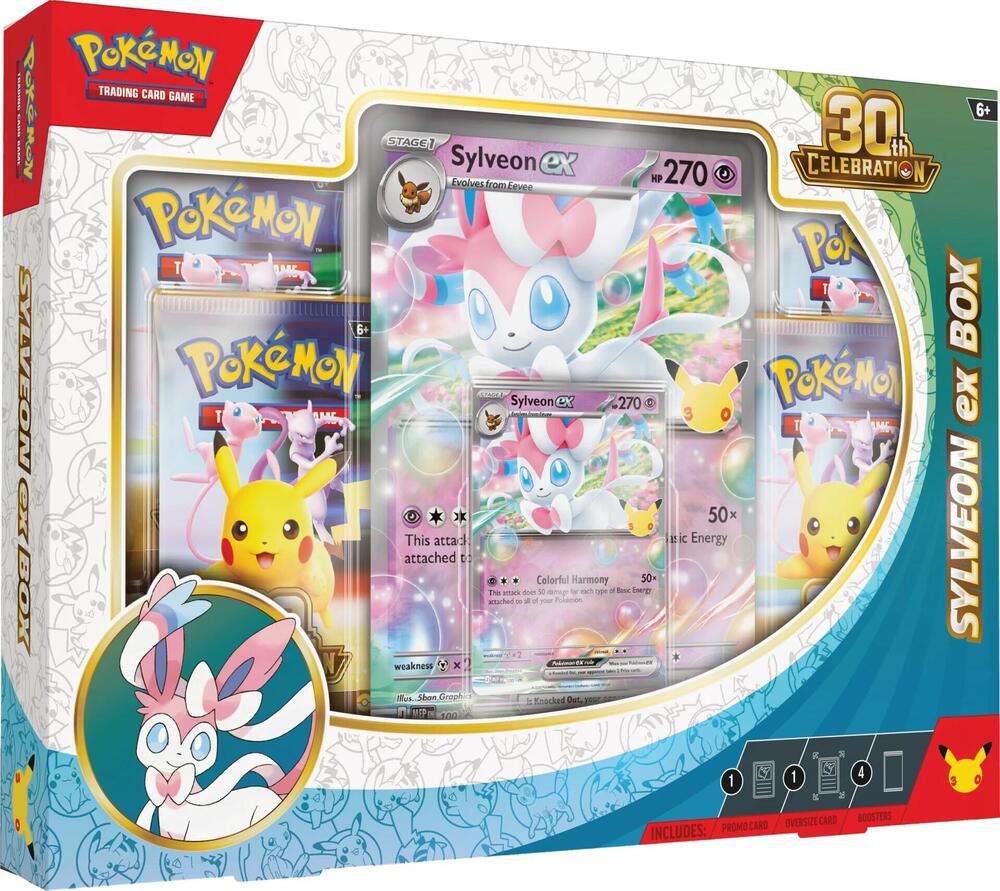 [PRE-ORDER] Pokemon TCG: 30th Celebration Sylveon ex Box
